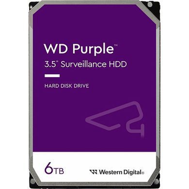Накопичувач HDD SATA 6.0TB WD Purple 5400rpm 256MB (WD64PURZ) [608017]