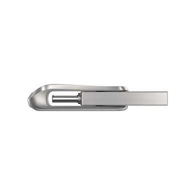 Накопичувач SanDisk 128GB USB 3.1 Type-A + Type-C Dual Drive Luxe Срібний (SDDDC4-128G-G46) [109020]