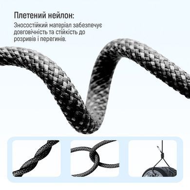 Кабель ColorWay Lightning + USB Type-C (M/M), 3.0 А, 1 м, Black (CW-CBPDCL061-BK) [604169]