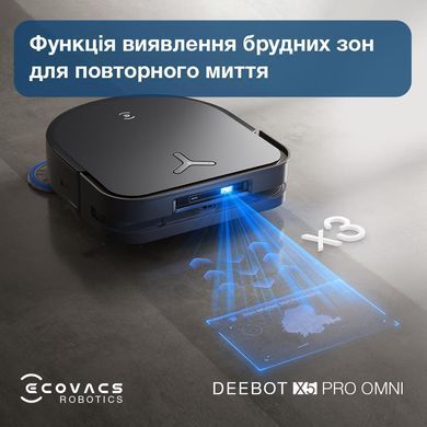Робот-пилосос DEEBOT X5PRO OMNI DDX39 BL ECOVACS (DDX39 BLACK) [500589]