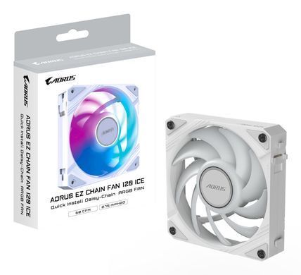 Корпусний вентилятор 120MM ARGB GIGABYTE (GP-ECFAN1201 ICE) [501652]