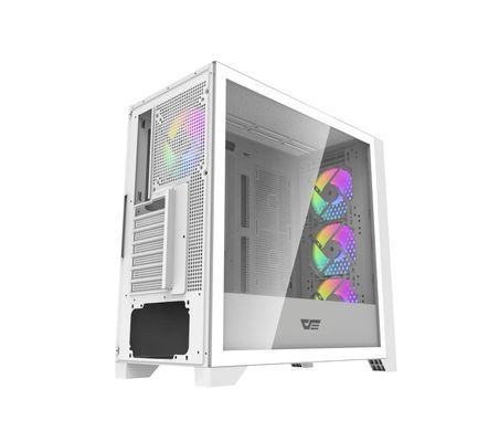 Корпус для комп'ютера DARK FLASH DRX90 MESH ATX без блока живлення, білий (DRX90 MESH WHITE) [503316]