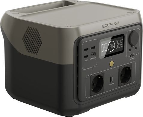 Зарядна станція EcoFlow River 2 Max, 512Wh, 500W, LiFePO4_EU (RIVER2Max_EU) [610620]