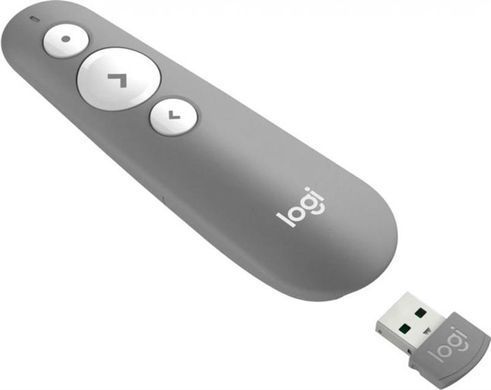 Презентер Logitech R500S Laser Presentation Remote Mid Grey (910-006520) [610262]