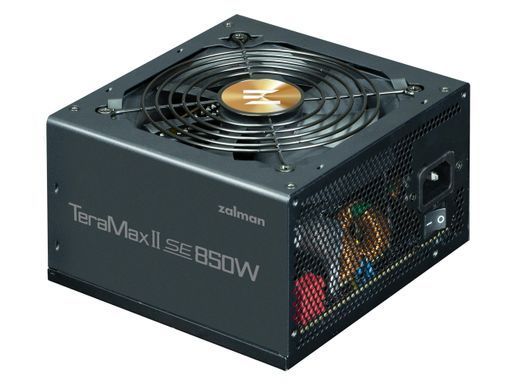Блок живлення Zalman Teramax II SE (850W) 89%, 80+ Gold, 120мм, 1xMB 28pin (18+10), 2xCPU(4pin+ 4pin), 3xMolex, 12xSATA, 4xPCIe 8pin(6+2), 1xPCIe GEN5 16pin, Fully Modular (ZM850-TMX2SE) [109633]