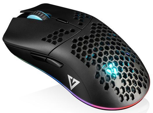 Мишка Modecom Shinobi 3327 Volcano, ігрова, 5200dpi., 6кн., чорна (M-MC-SHINOBI-3327-100) [401189]