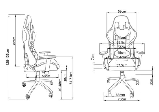 2E Gaming Ігрове крісло HIBAGON II Black/Red (2E-GC-HIB-BKRD)