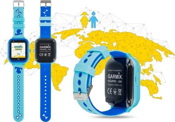 Дитячий смарт-годинник Garmix (PointPRO-200 4G/GPS/WiFi Blue) [615371]