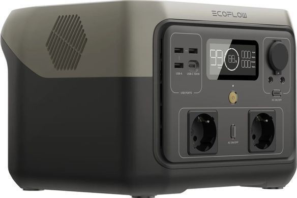 Зарядна станція EcoFlow River 2 Max, 512Wh, 500W, LiFePO4_EU (RIVER2Max_EU) [610620]