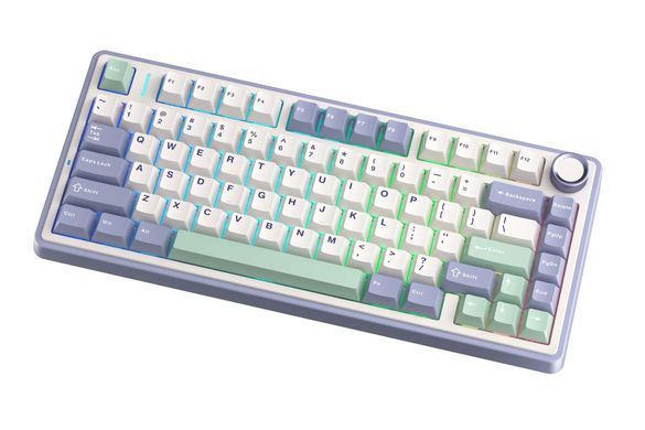 Клавіатура бездротова Aula F75 White (6948391208640) [612756]