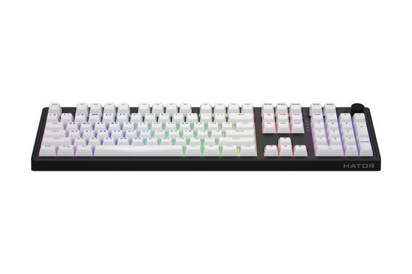 Клавіатура бездротова Hator Skyfall 100 Wireless Black/White (HTK3100UA) [617734]