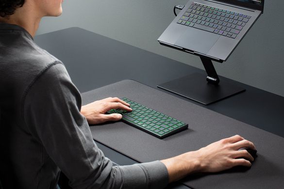 Клавіатура Razer Joro Ultra Low-Profile, 86key, BT, EN, RGB, чорний (RZ03-02360100-R3M1) [111554]