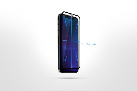 Захисне скло 2E для iPhone 15 Pro Max, 2.5D FCFG, (1 Pack), чорна рамка (2E-IP-15PM-6.7-SMFCFG-BB) [103120]