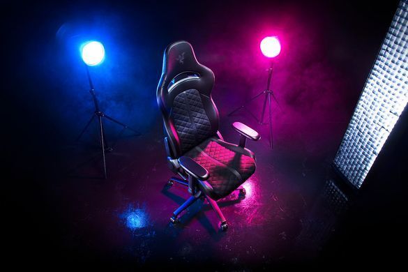 Крісло Razer Enki ПУ шкіра, 4D-Armrests, чорний (RZ38-03720300-R3G1) [111581]