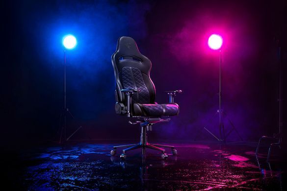 Крісло Razer Enki ПУ шкіра, 4D-Armrests, чорний (RZ38-03720300-R3G1) [111581]