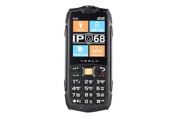 2E Мобільний телефон R240 2020 2SIM Black (680576170101)