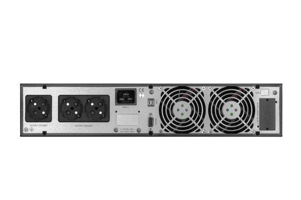 Джерело безперебійного живлення 2E OD3000RT, 3000VA/2700W, RT2U, LCD, USB, 3xSchuko (2E-OD3000RT) [102992]