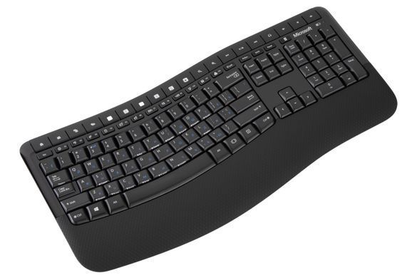 Комплект клавіатура та миша Microsoft Comfort Desktop 5050 WL, EN/UK/RU, чорний (PP4-00017) [103521]