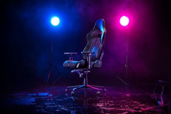Крісло Razer Enki ПУ шкіра, 4D-Armrests, чорний (RZ38-03720300-R3G1) [111581]