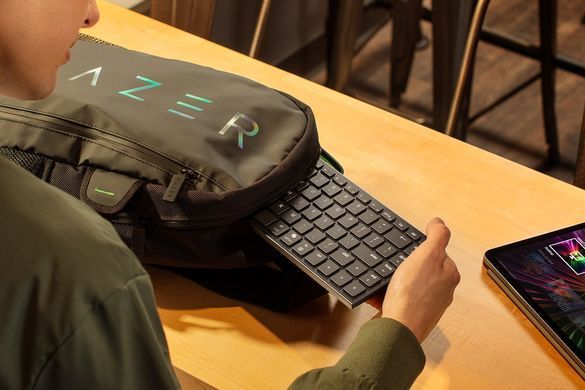 Клавіатура Razer Joro Ultra Low-Profile, 86key, BT, EN, RGB, чорний (RZ03-02360100-R3M1) [111554]