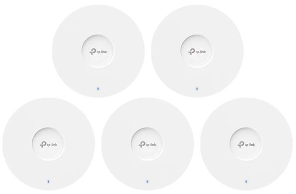 Точка доступу TP-LINK EAP613 AX1800, 1xGE, PoE, Passive PoE, 5мод (EAP613-5-PACK) [105907]