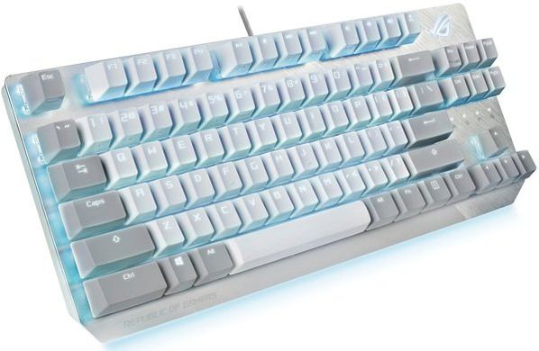 ASUS Клавіатура ROG Strix Scope NX TKL Moonlight White RD LED 84key USB EN White (90MP02B6-BKUA00)