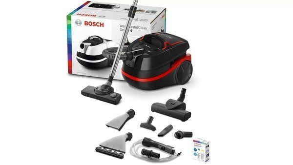 Пилосос Bosch миючий, 2100Вт, 2.5л, вода -5л, НЕРА13, турбощітка, чорний (BWD421POW) [15640]