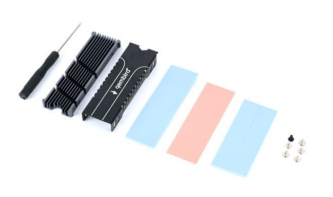 Радіатор охолодження для SSD Gembird M.2 2280 Black (EE2280-R-01) [609159]