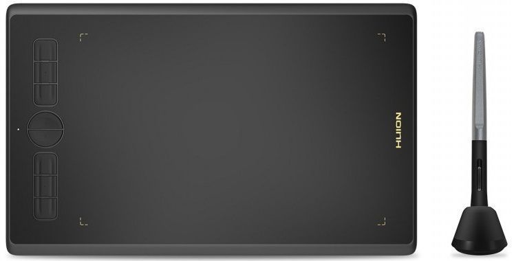 Графічний планшет Huion 10"x6.2", USB-C, чорний (H610X) [104759]