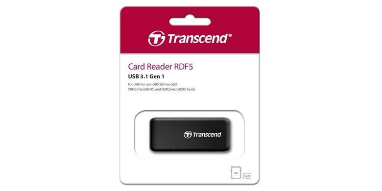 Кардрідер USB3.1 Transcend RDF5 Black (TS-RDF5K) [618060]