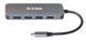 USB-Концентратор D-Link 3xUSB3.0, 1xUSB3.0 (Швидка зарядка), 1xUSB-C/PD, USB-C (DUB-2340) [108810], фото 2