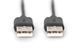Кабель USB, тип A (M/M), 3 м, чорний DIGITUS by ASSMANN (AK-300100-030-S) [502684], фото 2