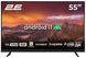 2E Телевізор 55" LED 4K 50Hz Smart Android Black soundbar (2E-55A06L)