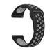Ремінець BeCover Nike Style для Samsung Galaxy (20mm)/Watch 5/ Watch 4 40/44mm/Watch 4 Classic 42mm/Watch Active/Active 2 40/44mm/Watch 3 41mm/Gear S2/Classic/Gear Sport Black-Grey (705693) [618336], фото 1
