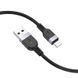 Кабель HOCO X109 Energy silicone charging data cable iP (L=1M) Black (6942007636209) [804370], фото 3
