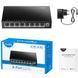 Комутатор Cudy, 8 портовий 10/100 Mbps Metal Switch (FS108) [403232], фото 3