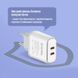 Мережевий зарядний пристрій ColorWay Power Delivery Port PPS USB (Type-C PD + Type-C PD) (40W) White (CW-CHS048PD-WT) [603352], фото 11