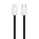Кабель ColorWay Lightning + USB Type-C (M/M), 3.0 А, 1 м, Black (CW-CBPDCL061-BK) [604169], фото 2