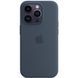 Чохол-накладка Apple Silicone Case with MagSafe для Apple iPhone 14 Pro Storm Blue (MPTF3) [614868], фото 5