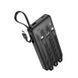 Зовнішній акумулятор HOCO J146 Night tide power bank with 4 cables (10000mAh) Black (6942007645898) [806579], фото 1