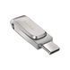 Накопичувач SanDisk 128GB USB 3.1 Type-A + Type-C Dual Drive Luxe Срібний (SDDDC4-128G-G46) [109020], фото 5