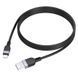 Кабель HOCO X109 Energy silicone charging data cable iP (L=1M) Black (6942007636209) [804370], фото 5