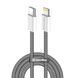 Кабель ColorWay Lightning + USB Type-C (M/M), 3.0 А, 1 м, Black (CW-CBPDCL061-BK) [604169], фото 1