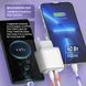 Мережевий зарядний пристрій ColorWay Power Delivery Port PPS USB (Type-C PD + Type-C PD) (40W) White (CW-CHS048PD-WT) [603352], фото 7