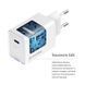 Мережевий зарядний пристрій ColorWay GaN Mini 65W PD Port PPS USB-C White (CW-CHS049PD-WT) [603351], фото 7