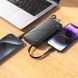 Зовнішній акумулятор HOCO J146 Night tide power bank with 4 cables (10000mAh) Black (6942007645898) [806579], фото 5