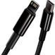 Кабель Baseus Tungsten Gold Fast Charging Data Cable Type-C to iP PD 20W 1m Black (CATLWJ-01) [804402], фото 4