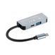 Хаб 2E USB-С > USB-A 3.0/USB-C PD/HDMI, 0.14м, сірий (2E-W2680) [114388], фото 4