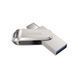 Накопичувач SanDisk 128GB USB 3.1 Type-A + Type-C Dual Drive Luxe Срібний (SDDDC4-128G-G46) [109020], фото 4