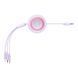 Кабель Baseus Bright Mirror 2 Series Retractable 3-in-1 Fast Charging Data Cable USB to M+L+C 3.5A 1.1m Purple (CAMJ010005) [802621], фото 6